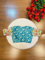 Language of Flowers – Designer Tissue Jacquard Blouse