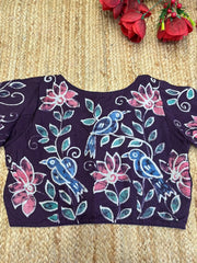 Floral Daydream- Batik Designer Blouse