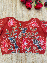Floral Daydream- Batik Designer Blouse