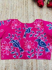 Floral Daydream- Batik Designer Blouse