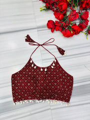 Too Hot to Be Basic – Ajrakh Blouse