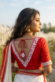 Mahalaya Prabhat Designer Blouse