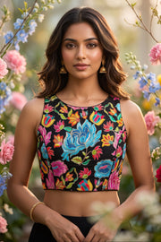 Gardenia Royale Crepe Silk Blouse