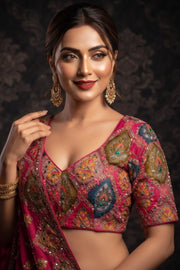 Dreams Become Design – Designer Zari & Sequins Crepe Blouse