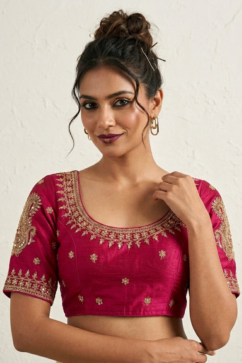 Gold Glitz New Designer Blouse
