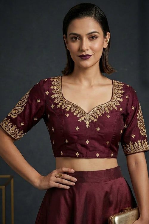 True Thread Fancy Silk Blouse